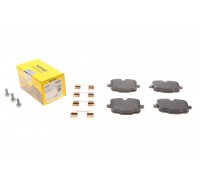 Тормозные колодки задние (116x65.5x18mm) BMW 5 F10/F11 / БМВ 5 Ф10/Ф11 2009-2017 2470401 TEXTAR (Германия)