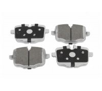 Гальмівні колодки задні (116x65.5x18mm) BMW 5 F10/F11 / БМВ 5 Ф10/Ф11 2009-2017 BP3450 BREMSI (Італія)