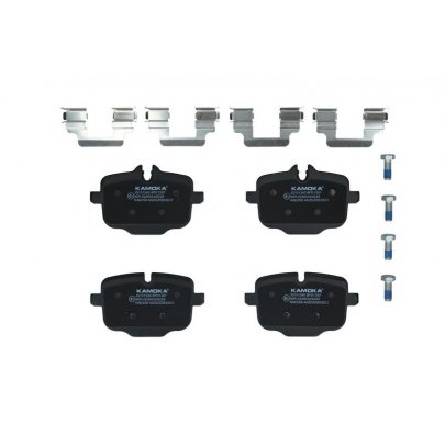 Тормозные колодки задние (116x65.5x18mm) BMW 5 F10/F11 / БМВ 5 Ф10/Ф11 2009-2017 JQ101240 KAMOKA (Польша)