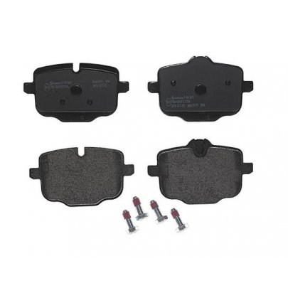 Тормозные колодки задние (116x65.5x18mm) BMW 5 F10/F11 / БМВ 5 Ф10/Ф11 2009-2017 P06061 BREMBO (Италия)