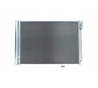 Радіатор кондиціонера (з осушувачем) BMW 5 F10/F11 / БМВ 5 Ф10/Ф11 2009-2017 7800043 KAMOKA (Польща)