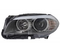Фара передняя левая (H7/H7; PY24W, электрическая) BMW 5 F10/F11 / БМВ 5 Ф10/Ф11 2009-2017 1EL010131-911 HELLA (Германия)