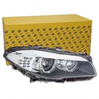 Фара передняя правая (D1S; H7; LED, электрическая, до 2013г.в.) BMW 5 F10/F11 / БМВ 5 Ф10/Ф11 2009-2013 1ZS010131-621 HELLA (Германия)