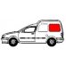 VW Caddy II 1996-2004 Боковое стекло заднее кузовное левое BO8412368L SafeGlass (Украина) - Фото №2