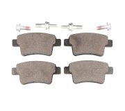 Тормозные колодки задние без датчика Citroen C4 Picasso / Ситроен C4 Пикассо 2006-2013 BP-12343 OPTIMAL (Германия)