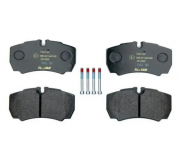 Тормозные колодки задние (110х64х20мм, для спаренных колес) Ford Transit VI 2006-2014 BP1379 QH (Германия)