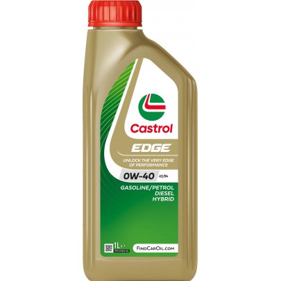 Синтетичне моторне масло 0W40 EDGE 1L (Ford WSS-M2C937-A / MB 229.3 / MB 229.5 / Porsche A40 / VW 502.00 / VW 505.00) CS0W40EA3/B41L Castrol (Великобритания)