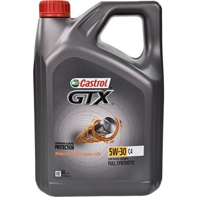 Синтетичне моторне масло 5W30 GTX 4L (MB 226.51 / Renault RN0720) CS5W30GTXC44L Castrol (Великобритания)