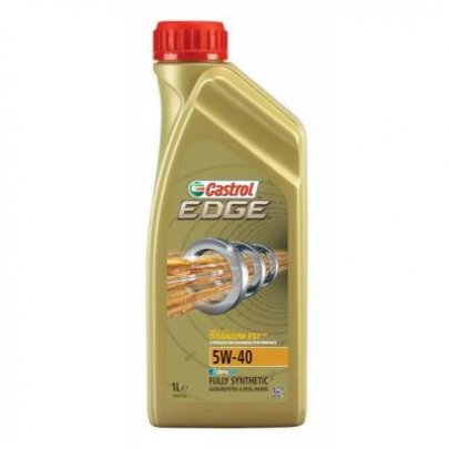 Синтетичне моторне масло 5W40 EDGE 1L (BMW LL-01 / Fiat 9.55535-S2 / Ford WSS-M2C917-A / MB 226.5 / MB 229.31 / MB 229.51 / Renault RN0700 / Renault RN0710 / VW 505.00 / VW 505.01) CS5W40EC31L Castrol (Великобритания)