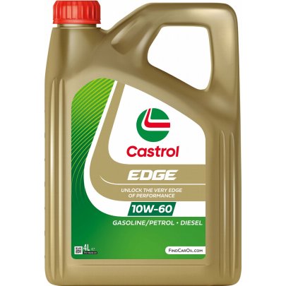 Синтетическое моторное масло 10W60 EDGE 4L CS10W60E1L Castrol (Великобритания)