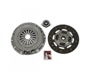 Комплект сцепления (корзина, диск, выжимной, двигатель: CAXA / CDGA) Volkswagen Passat B6 / Фольксваген Пассат Б6 1.4TSI 2005-2010 K11777401 VIKA (Тайвань)