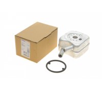 Радіатор масляний / теплообмінник (56x92x92) Volkswagen Passat B6 / Фольксваген Пассат Б6 1.9TDI 2005-2010 CLC163000S MAHLE (Австрія)