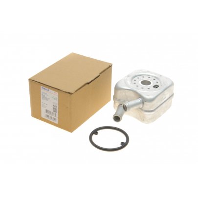 Радіатор масляний / теплообмінник (56x92x92) Volkswagen Passat B6 / Фольксваген Пассат Б6 1.9TDI 2005-2010 CLC163000S MAHLE (Австрія)