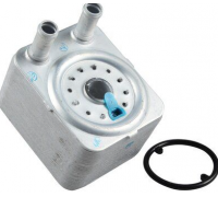 Радіатор масляний / теплообмінник (65x98x120) Volkswagen Passat B6 / Фольксваген Пассат Б6 3.2FSI / 3.6FSI 2005-2010 CO0101 BGA (Великобританія)