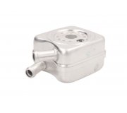 Радіатор масляний / теплообмінник (56x92x92) Volkswagen Passat B6 / Фольксваген Пассат Б6 1.9TDI 2005-2010 D4A009TT THERMOTEC (Польща)