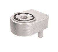 Радиатор масляный / теплообменник (45x96x133мм) Ford Focus 3 / Форд Фокус 3 1.0 (бензин) 2011-2018 196044 FEBI (Германия)