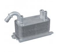 Радиатор масляный / теплообменник (63x69x137мм) Ford Focus 3 / Форд Фокус 3 2.0 (бензин) 2011-2018 106879 FEBI (Германия)