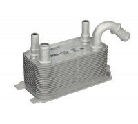 Радиатор масляный / теплообменник (63x69x137мм) Ford Focus 3 / Форд Фокус 3 2.0 (бензин) 2011-2018 90661 NISSENS (Дания)