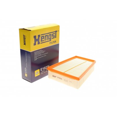 Фильтр воздушный (с поролоном) Renault Megane 3 / Рено Меган 3 1.5dCi / 1.6dCi / 1.9dCi / 1.2 / 1.4 / 1.6 (бензин) 2008-2016 E1023L HENGST (Германия)