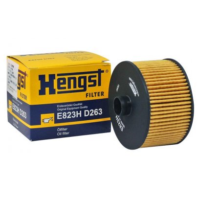  Масляный фильтр Renault Kangoo II / MB Citan 1.2 (бензин) 2008- E823HD263 HENGST (Германия)