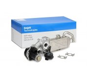Клапан EGR рециркуляции отработанных газов (с радиатором) VW Caddy IV 1.6TDI / 2.0TDI 2015- EG10472-12B1 DELPHI (США)