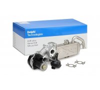 Клапан EGR рециркуляции отработанных газов (с радиатором) VW Caddy IV 1.6TDI / 2.0TDI 2015- EG10472-12B1 DELPHI (США)