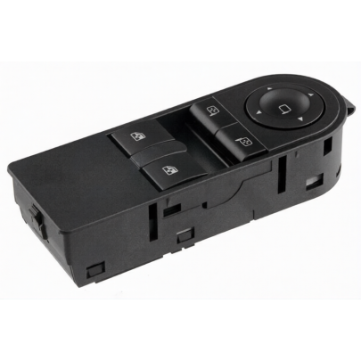 Кнопка склопідйомника спереді зліва (18 контактів) Opel Zafira B / Опель Зафіра Б 2005-2015 EWSPL002 NTY (Польща)