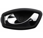 Ручка двери внутренняя левая (глянцевый хром) Renault Megane 3 / Рено Меган 3 2008-2016 EZC-RE-273 NTY (Польша)