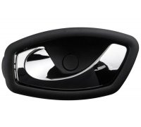 Ручка дверей внутрішня ліва (глянцевий хром) Renault Megane 3 / Рено Меган 3 2008-2016 EZC-RE-273 NTY (Польща)