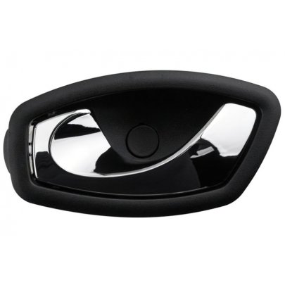 Ручка дверей внутрішня ліва (глянцевий хром) Renault Megane 3 / Рено Меган 3 2008-2016 EZC-RE-273 NTY (Польща)