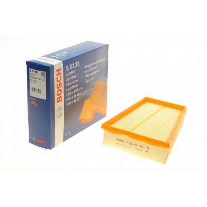 Фильтр воздушный Renault Megane 3 / Рено Меган 3 1.5dCi / 1.6dCi / 1.9dCi / 1.2 / 1.4 / 1.6 (бензин) 2008-2016 F026400138 BOSCH (Германия)