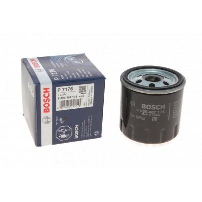 Масляный фильтр (высота 79мм) Renault Megane 3 / Рено Меган 3 1.5dCi 2008-2016 F026407176 BOSCH (Германия)