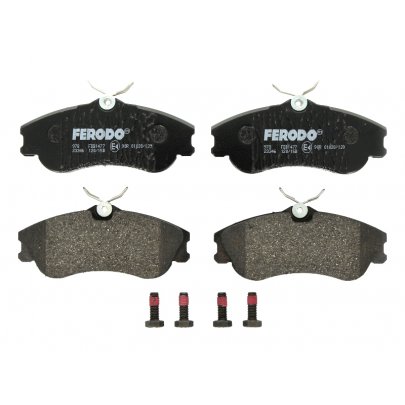 Гальмівні передні колодки (до 2002 р.в.) Peugeot Partner / Citroen Berlingo 1996-2002 FDB1477 FERODO (Великобританія)