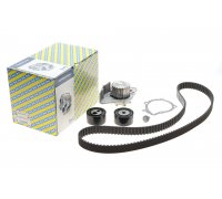 Комплект ГРМ + помпа (141 зубьев) Fiat Ducato / Citroen Jumper / Peugeot Boxer 2.0JTD / 2.0HDI 1994-2006 KDP459.300 SNR (Франция)