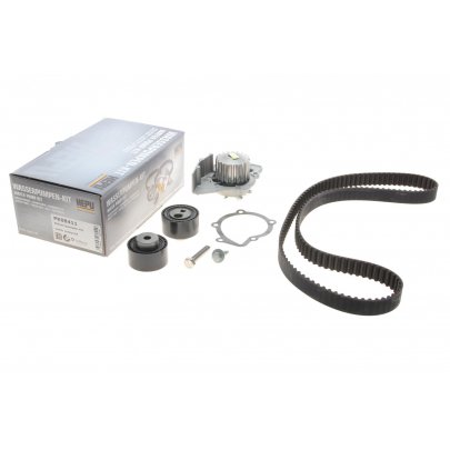 Комплект ГРМ + помпа (141 зубців) Fiat Ducato / Citroen Jumper / Peugeot Boxer 2.0JTD / 2.0HDI 1994-2006 PK08411 HEPU (Німеччина)
