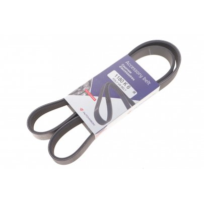 Ремінь генератора (1180мм) Fiat Ducato / Citroen Jumper / Peugeot Boxer 2.0JTD / 2.0HDI 1994-2006 1180K6 HUTCHINSON (Франція)