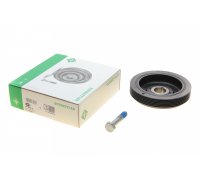 Шків колінвалу (D=156, з болтом) Fiat Ducato / Citroen Jumper / Peugeot Boxer 1.9D / 1.9TD / 1.9DT 1994-2006 544004220 INA (Німеччина)