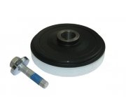 Шків колінвалу (D=156, з болтом) Fiat Ducato / Citroen Jumper / Peugeot Boxer 1.9D / 1.9TD / 1.9DT 1994-2006 RT2517 AUTLOG (Німеччина)