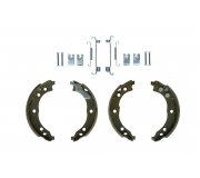 Колодки ручника (172x42) Fiat Ducato / Citroen Jumper / Peugeot Boxer 1994-2006 JQ212078 KAMOKA (Польша)