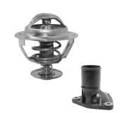 Термостат (83°C, з ущільнювачем, + фланець) Fiat Ducato / Citroen Jumper / Peugeot Boxer 1.9D / 1.9TD / 1.9DT 1994-2006 THK513020.83J VERNET (Франція)