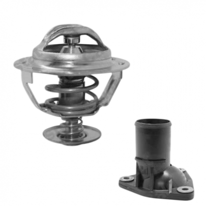 Термостат (83°C, з ущільнювачем, + фланець) Fiat Ducato / Citroen Jumper / Peugeot Boxer 1.9D / 1.9TD / 1.9DT 1994-2006 THK513020.83J VERNET (Франція)