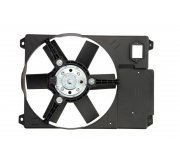 Вентилятор радіатора (з корпусом, D=300) Fiat Ducato / Citroen Jumper / Peugeot Boxer 1994-2006 47351 NRF (Нідерланди)