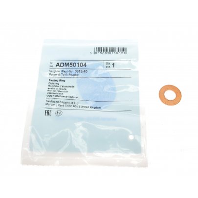 Шайба болта слива масла (10x21x2.1мм) Ford Focus 3 / Форд Фокус 3 1.6TDCi 2011-2018 ADM50104 BLUE PRINT (Польша)