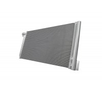 Радиатор кондиционера (695x358x16мм) Ford Focus 3 / Форд Фокус 3 2.0 (бензин) 2011-2018 017-016-0018 ABAKUS (Польша)