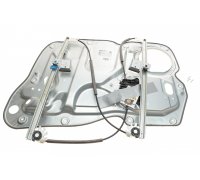 Стеклоподъемник левый (электрический, без моторчика, с пластиной) VW Touran / Фольксваген Туран 2003-2015 2160064 METZGER (Германия)