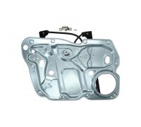 Стеклоподъемник левый (электрический, без моторчика, с пластиной) VW Touran / Фольксваген Туран 2003-2015 7200223 KAMOKA (Польша)