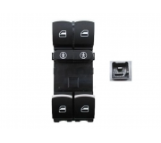 Блок керування склопідйомника лівий (водійський) Volkswagen Sharan 2 / Фольксваген Шаран 2 2010-2022 26327 MEAT and DORIA (Італія)