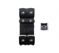 Блок керування склопідйомника лівий (водійський) Volkswagen Sharan 2 / Фольксваген Шаран 2 2010-2022 26327 MEAT and DORIA (Італія)