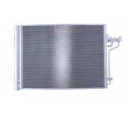 Радиатор кондиционера (605x470x16мм) Ford Focus 3 / Форд Фокус 3 1.6 (бензин) 2011-2018 940183 NISSENS (Дания)