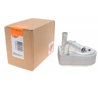 Радиатор масляный / теплообменник (44x96x133мм) Ford Focus 3 / Форд Фокус 3 1.5 (бензин) 2011-2018 31311 NRF (Нидерланды)